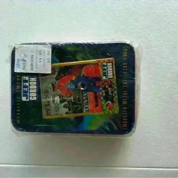 Vintage Jeff Gordon #24 Embossed Metal Collector Cards Metallic Impressions NWT - Picture 1 of 5